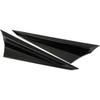 Carbon Fiber Style Front Side Window Triangle Cover Trim Exterior Accessories for Tesla Cybertruck (Bright Surface)