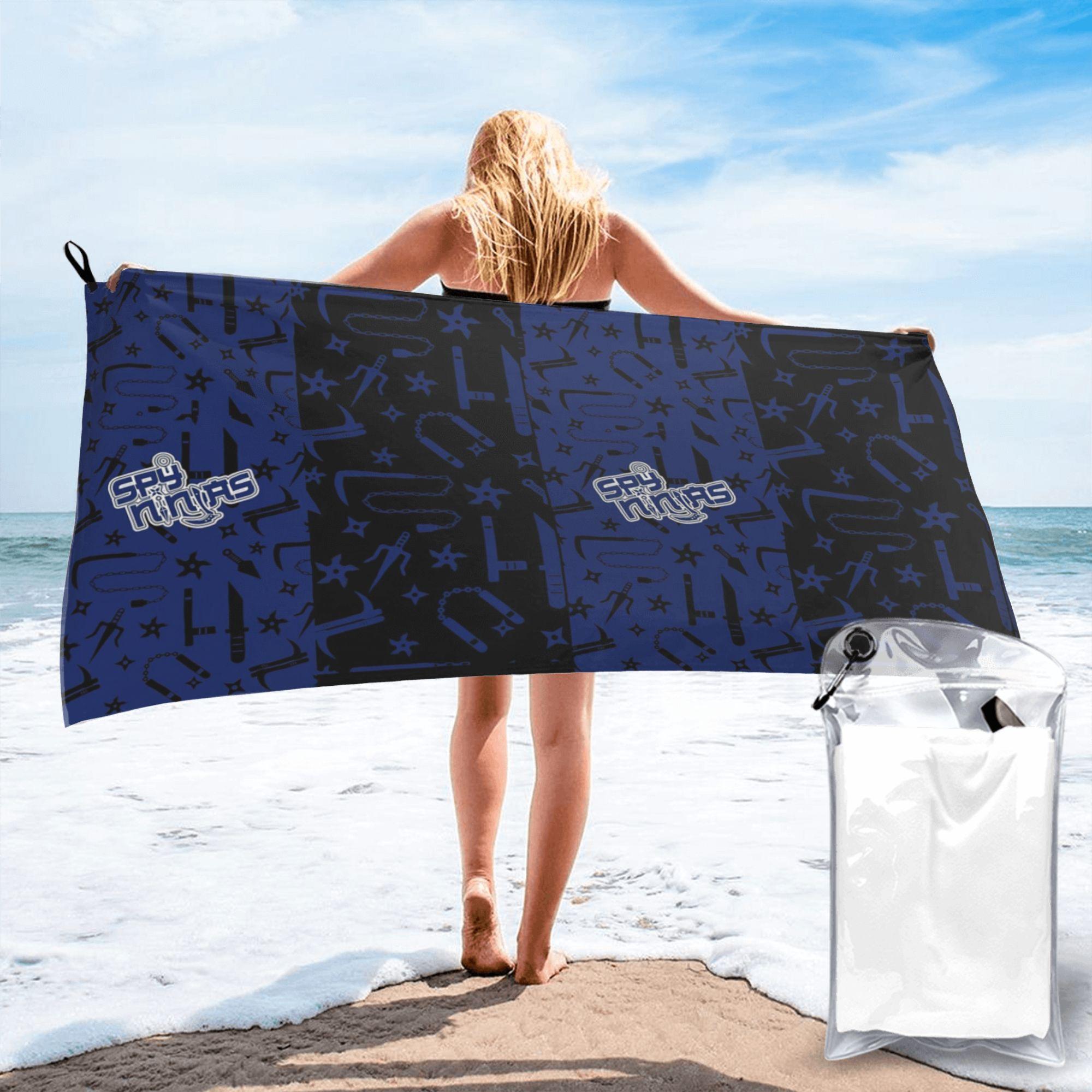 Jmg Household Supplies Fantastic Spy Ninja Beach Towel Soft Microfiber Quick Dry Absorbent Quick Towels For Pool