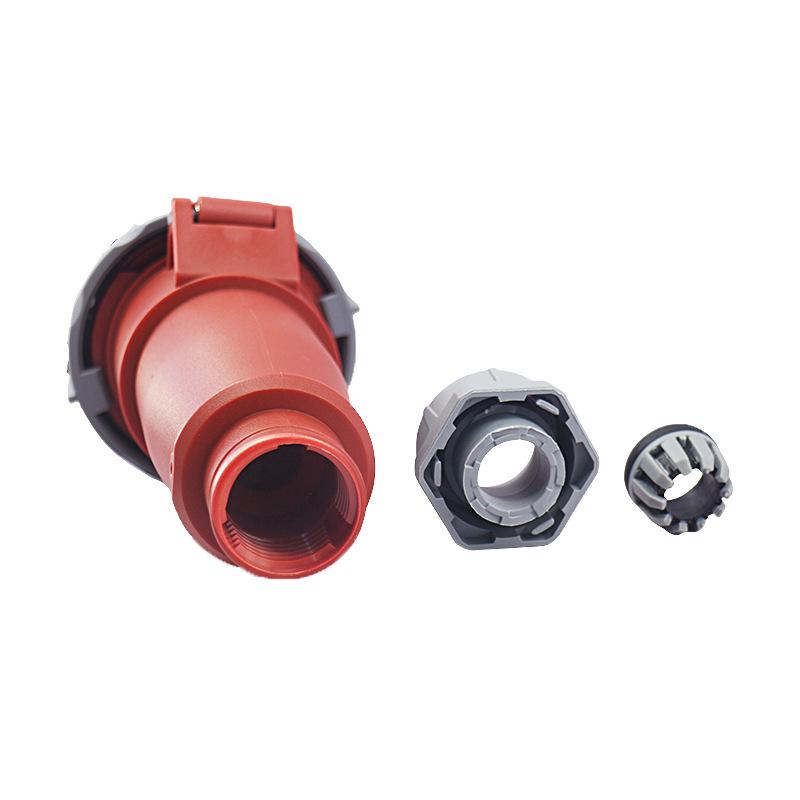 IP67 Waterproof 32A 5-Pin 380V European Standard 3-Phase Industrial Plug Coupler JH2252