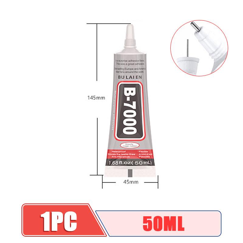 

1/3/5 шт. B7000 клей эпоксидная смола ремонт сотового телефона сенсорный экран жидкий клей ювелирные изделия клей для рукоделия 15/25/50 мл 1PC 50ML