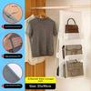 Bag storage hanging bag dustproof transparent mesh pocket storage bag behind the door