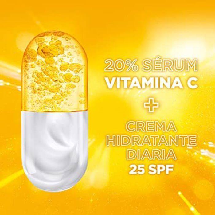 Sérum Facial - GARNIER - Éclaircissant - 20% Vitamine C - SPF25 - Non Gras