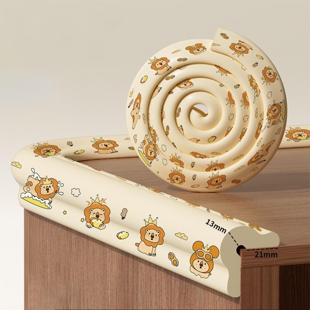Cartoon Digital Pattern Desk Edge Guard Strip Baby Safety Foam Bumper  Children