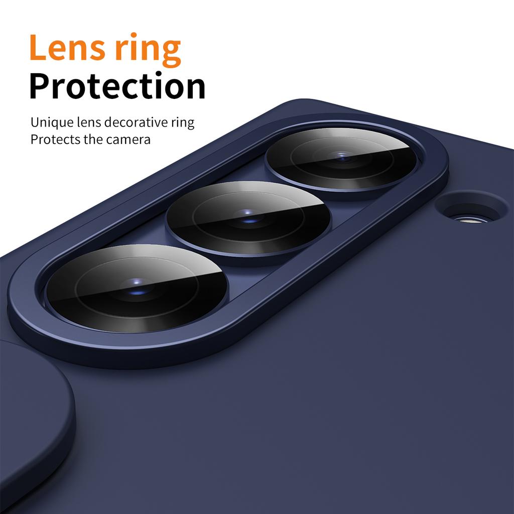 Til Samsung Galaxy Z Fold5 5G-deksel, støttebeskytter, armbånd, PC-telefondeksel med herdet glassfilm