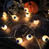 1.5m 10Led Halloween Light String Pumpkin Skull Eye Balls Ghost Festival Party Lantern Trick or Treat Happy Halloween Day Decor