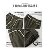 Retro Army Green Scimitar Casual Pants Women's Summer New High-waisted Loose Lazy Wind Wide-leg Trousers