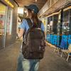 Schoolbag backpack women's new large-capacity pu leather backpack niche commuter female college student computer travel schoolbag leisure