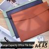 Leather A4/A5 Handle Briefcase & File Bag with Logo Printing Option