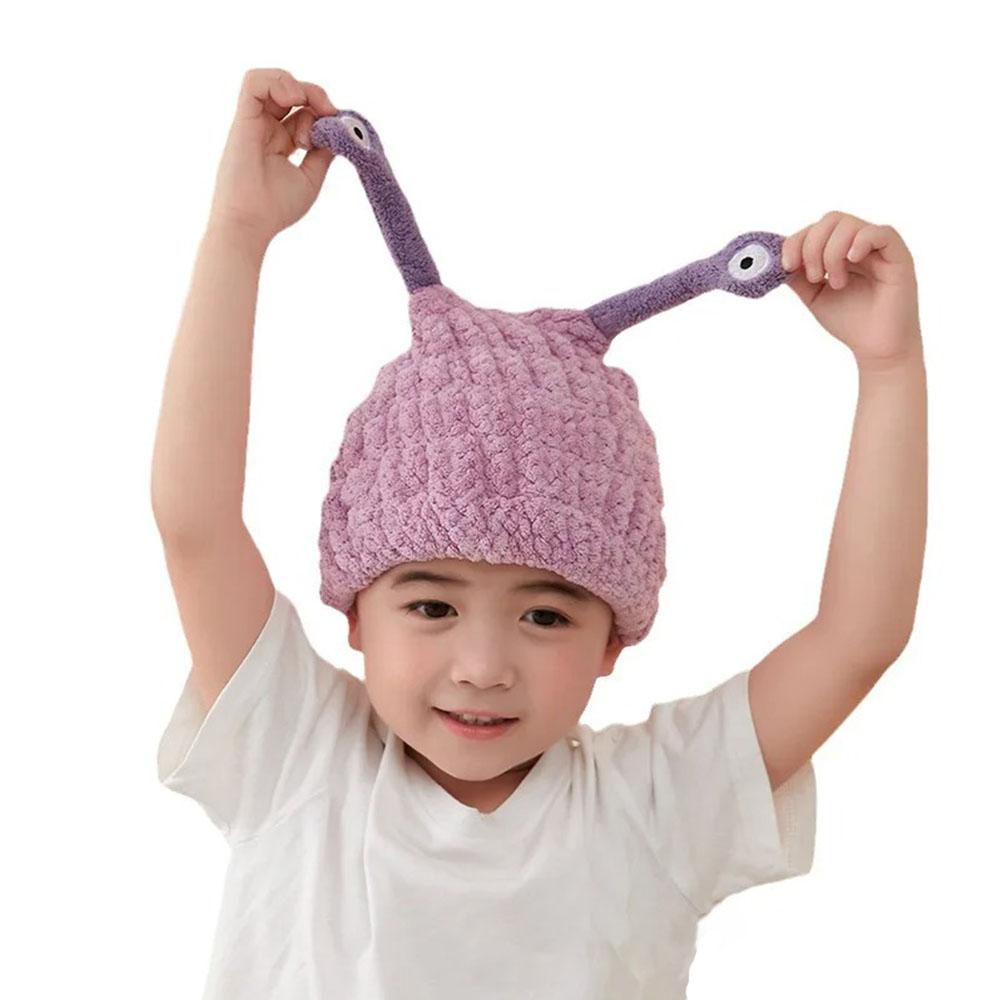 

Hair Wiping Cartoon Dry Hair Cap Quick-drying Embroidery Bath Caps Cute Plush Shower Cap верблюд