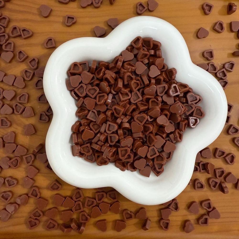 100g Crunchy Heart Brick Particles Slime Fillers Stuffing Building Blocks Kids Adult