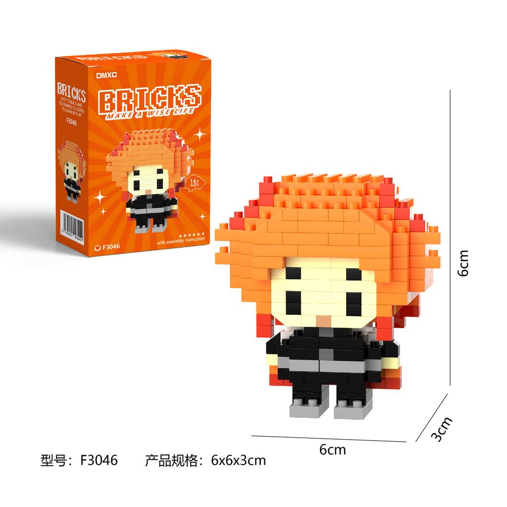 Deman Slayar Lega Kimetsu No Yaibe Building Blocks Tomioka Giyuu Figure Kamado Tanjirou Japanese Anime Building Blocks for Kids