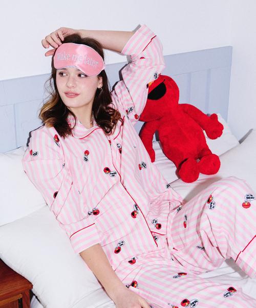

[Lazy] Stripe Pajama Set [Shipped from Korea] 100% Authentic Pink 3