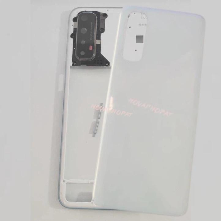 Back Battery Cover Rear Door Housing For Oppo Realme 7 4G RMX2151 LCD Middle Frame Bezel Side Volume Button Camera Lens