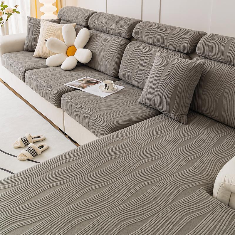 Orange Sofa Cover Cover Four Seasons Universal Lazy Elastic Sofa Hats Sitting Cushions Non-slip Single Backrest Cover