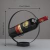 Creatieve Retro IJzeren Ronde Wijnrek Thuis Bureaublad Decoratie Rek Bar Wijnkelder Barbenodigdheden