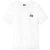 Stussy Fireball Tee Unisex T-shirts White 1904225