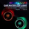 7 Farben LED Leuchtende Auto-Getränkeuntersetzer Auto-Untersetzer Matten Für Alfa Romeo Giulia Stelvio Giulietta 156 159 147 Mito Tonale Brera zl9