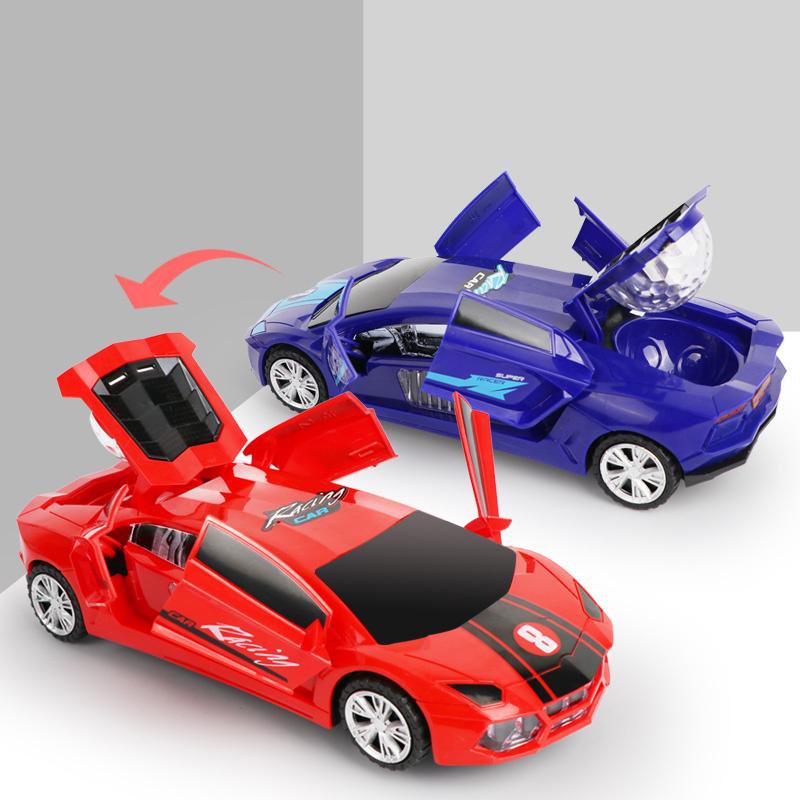 Elektrisches tanzendes Deformations-rotierendes Universal-Polizeiauto-Spielzeugauto-Jungenspielzeug-Kind ...Mädchenauto-Weihnachtsgeburtstagsgeschenk
