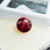 Natural Orange Sapphire Loose Gemstone Ceylon Round Cut 6.55 Ct September Birthday Birthstone