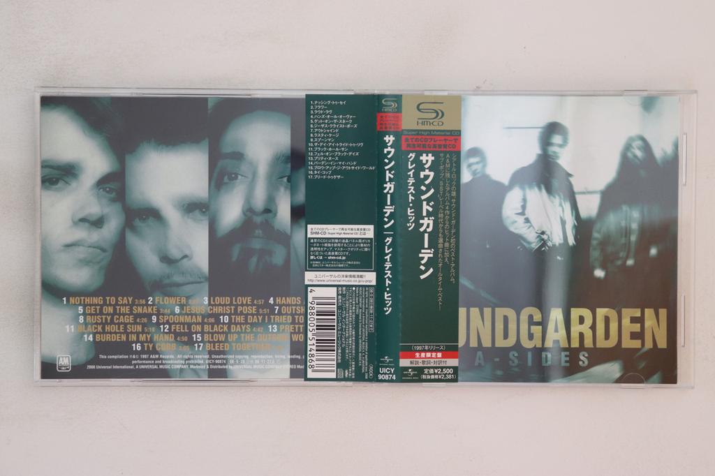 CD SOUNDGARDEN - A-Sides UICY90874 A&M 2008 Japan Obi Rock Used