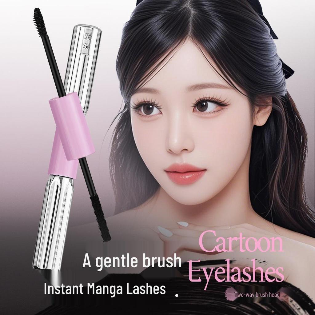 Barbell Double-Headed Waterproof Mascara with Lengthening, Curling & Smudge-Proof Primer