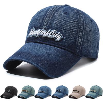 Stickerei Denim Baseball Cap Männer Frauen Frühling Sommer Sonnenhut Kappe Snapback Hut Sonnenblende Hüte Fischerhut Schirmmütze