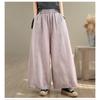 DIMANAF 2026 Summer New Plus Size Women Jeans Elastic Waist Long Pants Loose Casual Denim Cotton Trousers Vintaged
