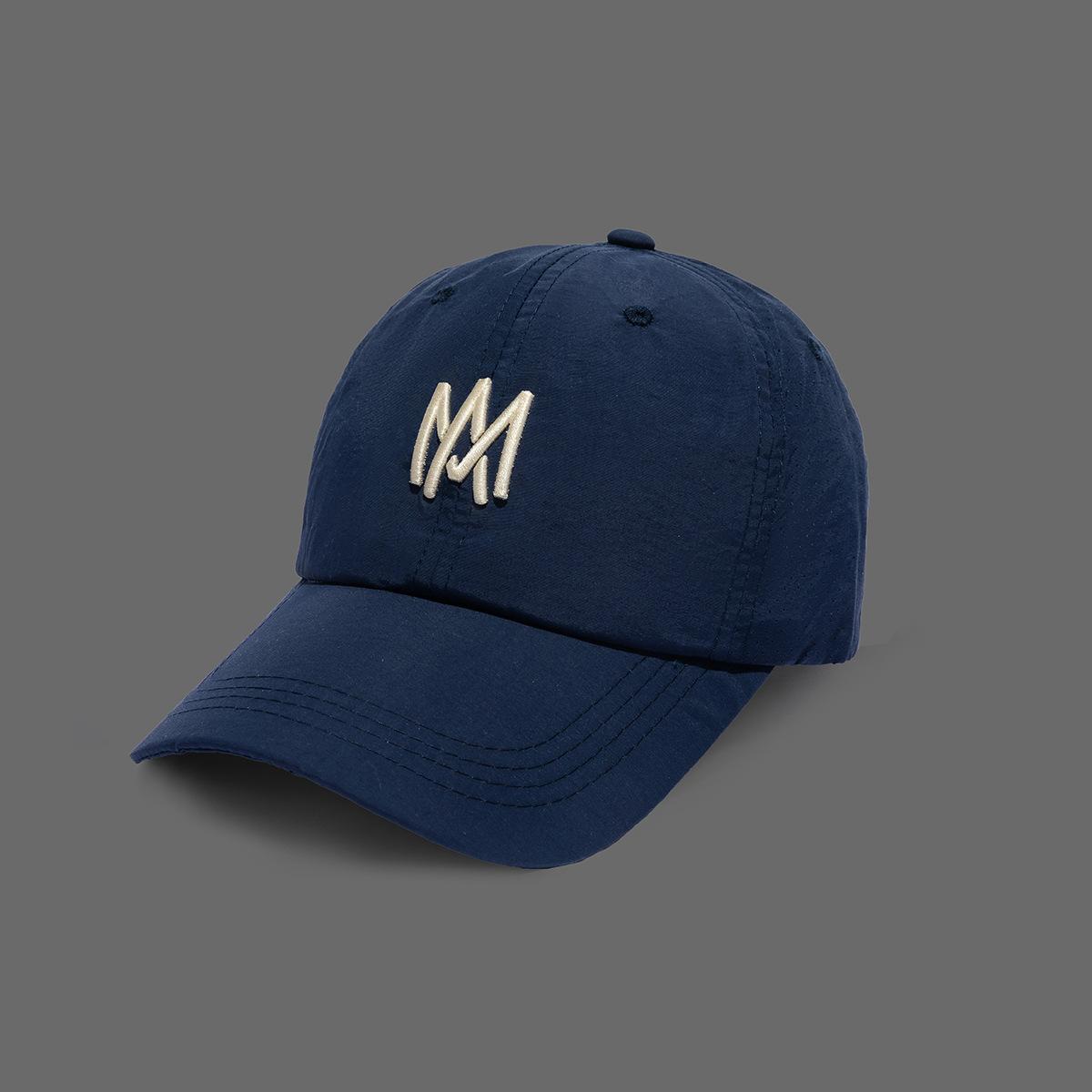 

Thin hat quick-drying sunscreen sunshade baseball cap for women 2024 new summer outdoor mesh breathable cap for men Adjustable Темно-синій