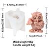 3D Owl Candle Silicone Mold DIY Animal Mold Home Decor Used for Making Candle Cake Chocolate Candy Handmade Soap Gypsum Crafts
