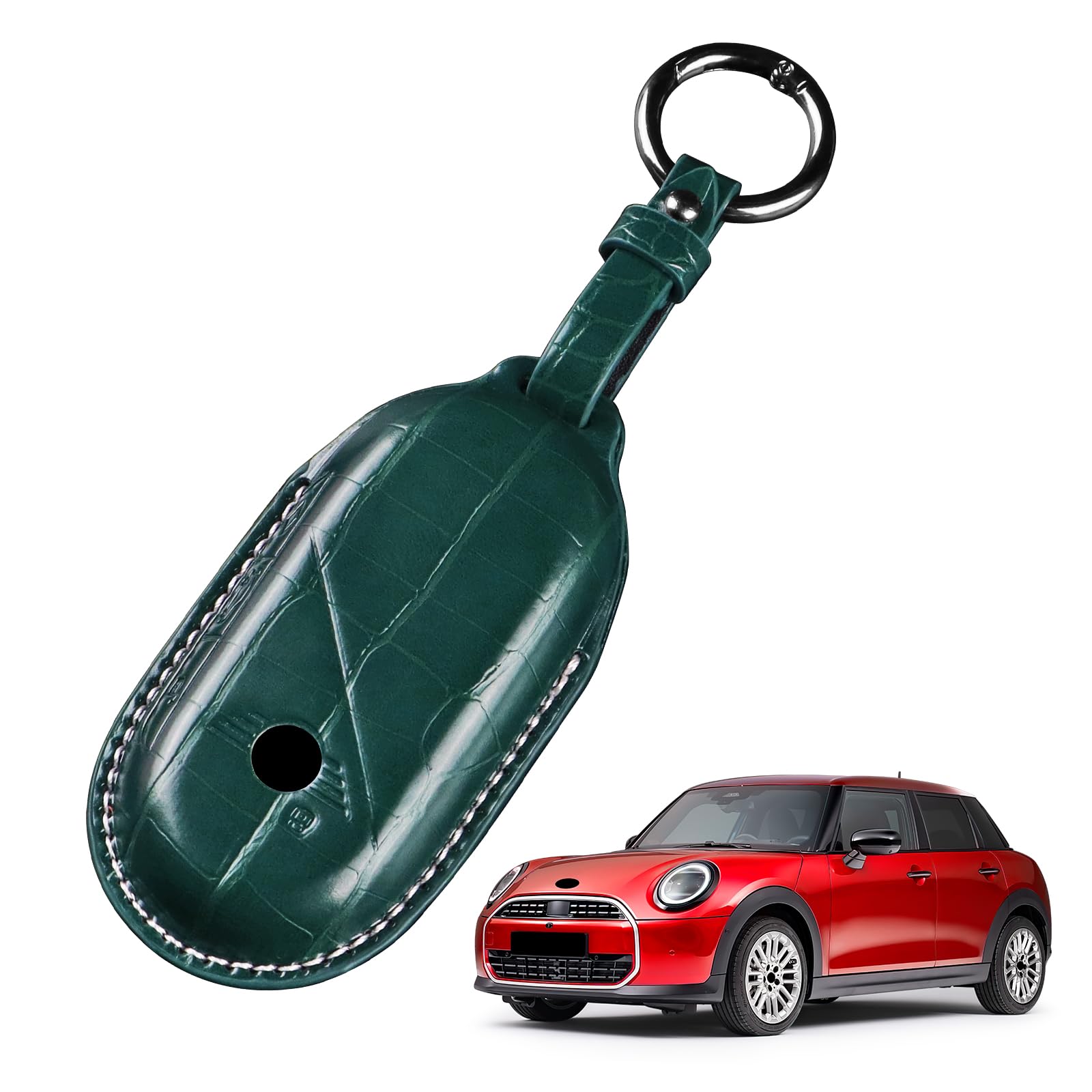 

KUNGKIC Mini Cooper 2024 2025 S F65 F66 F67 Countryman U25 ACEMAN J05 Leather F зелений