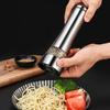 Salz- und Pfeffermühlen aus Edelstahl, Gewürzgläser, Behälter, Flaschen, Pfeffer, Salzstreuer für Küchen- und Kochutensilien und Gadgets
