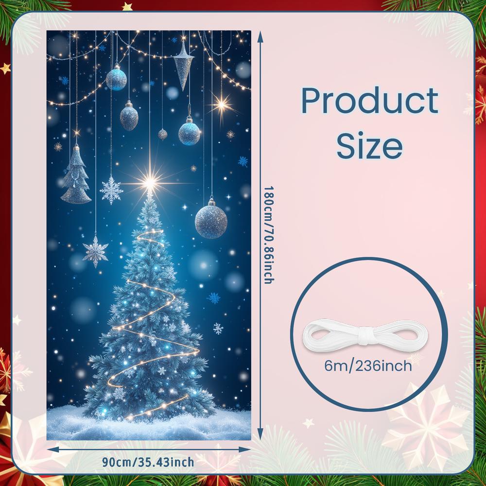 

Christmas Banner Festive Design Christmas Party Banner Winter Decoration Traditional Decorations Seasonal Banner For Holiday