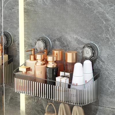 Wall-mounted Rotating Suction Cup Storage Rack Bathroom Storage Rack Face Towel Storage BoxHook Wall