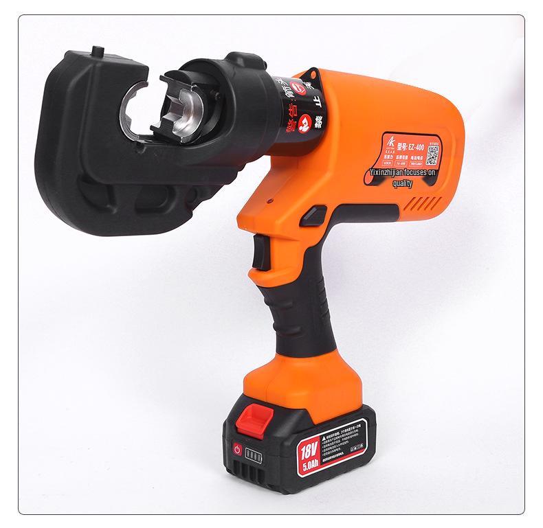 Rechargeable Multi-Spec Hydraulic Crimping Tool for Electric Wires – Portable Copper/Aluminum Terminal Pliers