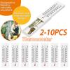 2-10PCS Multifunctional Thermometer Wall Hanging Thermometer Meter Garage Small Valuables Key Storage Measurement Tool for Home