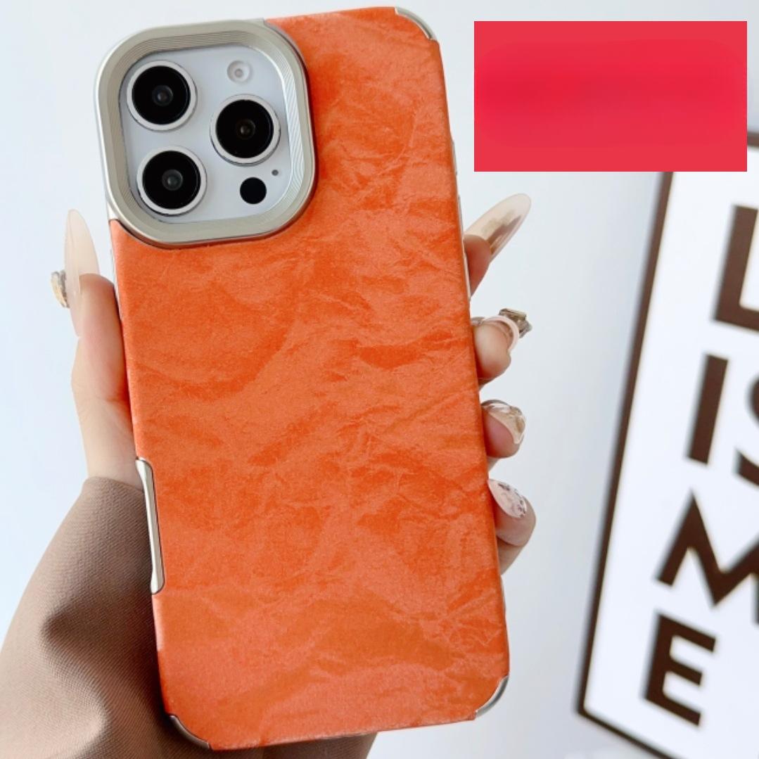 

Большой гальванизированный горный бархат с большим отверстием, подходит для iPhone16promax, защитный чехол для мобильного телефона 15/13, однотонный iPhone 16 Pro Max