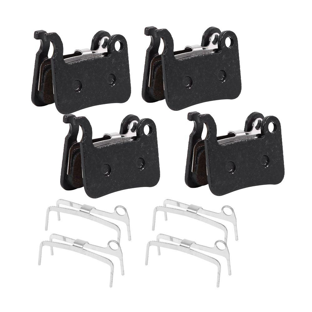 4 Sets Resin Semi-metal Bicycle Disc Brake Pads Black Bike Brake Pad Set Disc Brake Pads  Bike Brake