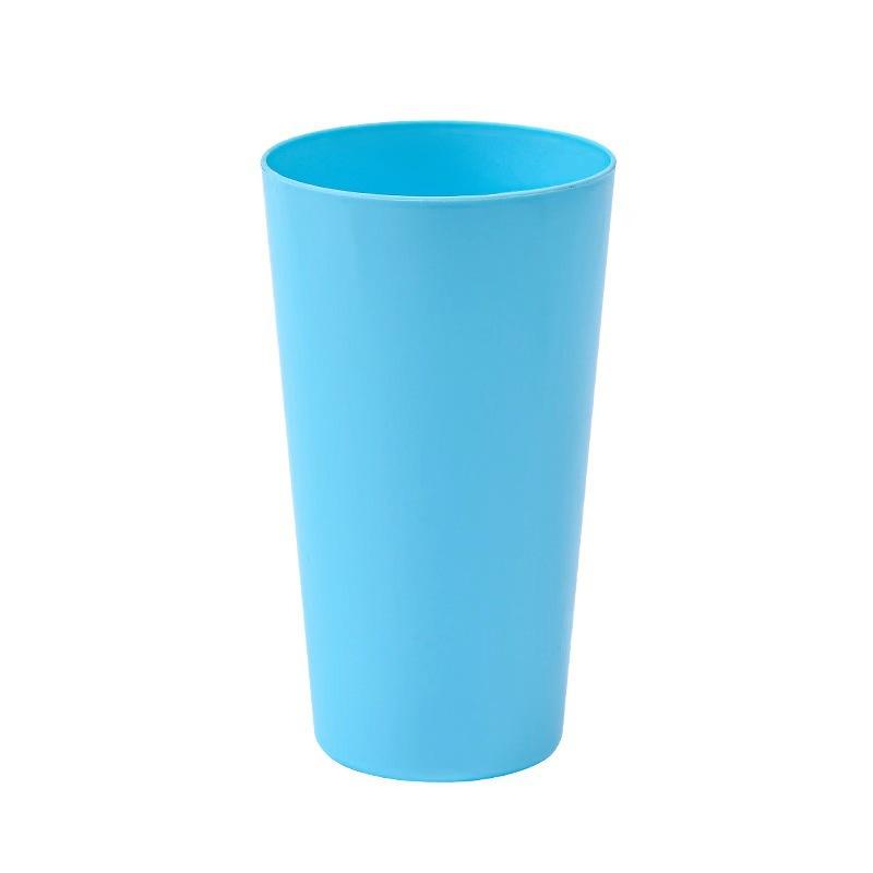 8PCS 18OZ Plastic Cups Tumbler Reusable Cup Free BPA Pint Glass for Beer Party or Home Bar Choose Your Color from 9 Colors