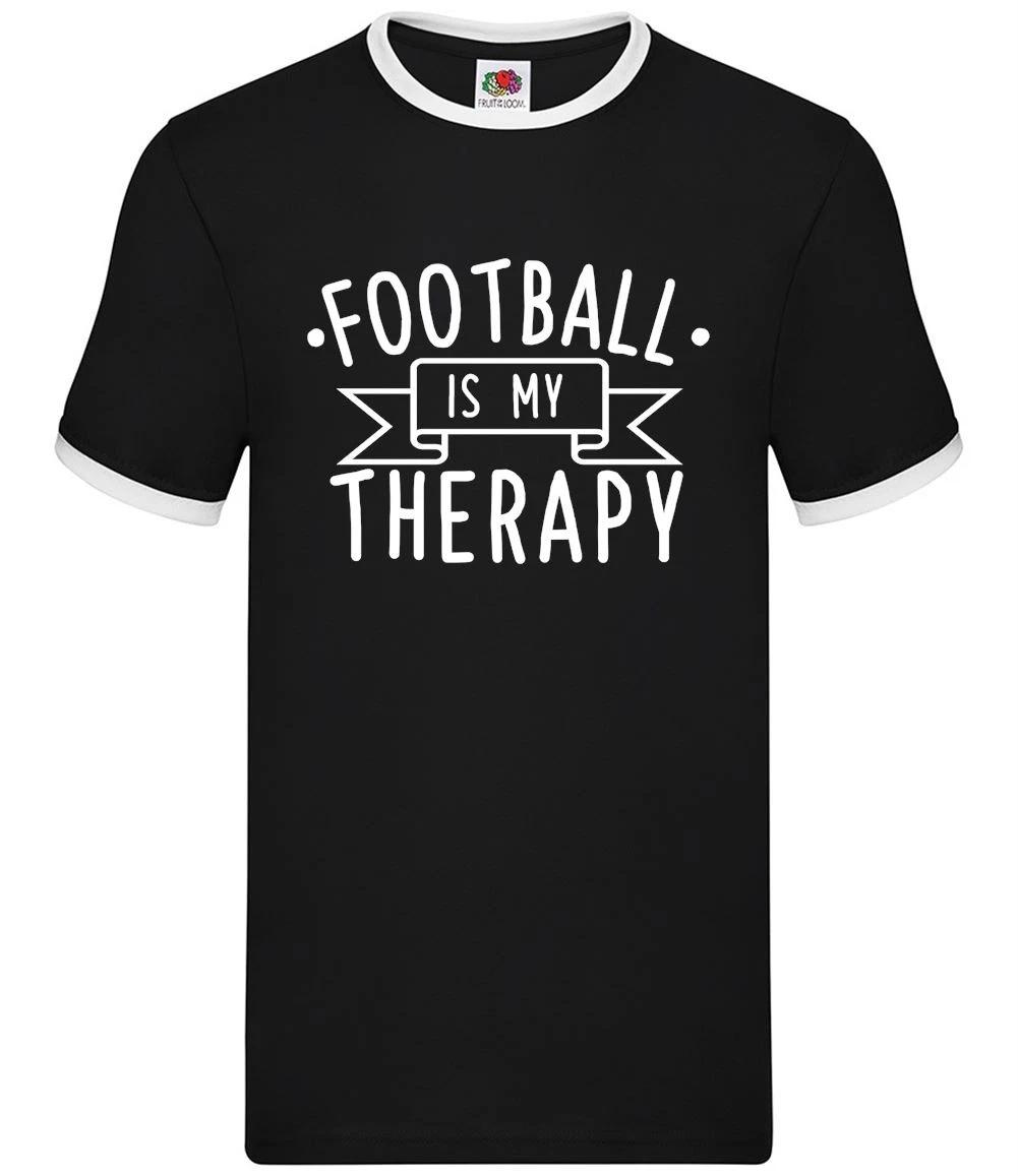 Football Is My Therapy - Mens Ringer - Fan Player Love Team England XXL