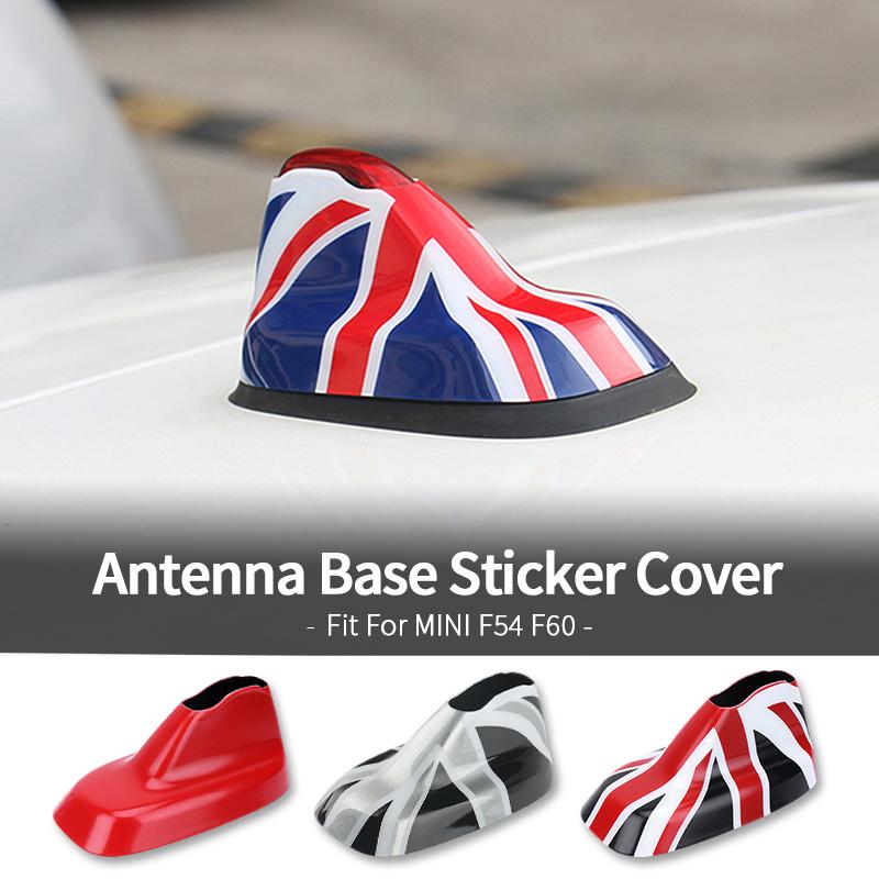 For Mini F54 F60 Car Antenna Decoration Cover Sticker For MINI Countryman Clubman Car Sticker Auto Exterior Accessories