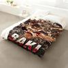 Anime Hanma Baki Throw Flannel Throw Blanket: Soft Kid-Friendly Warm Anti-Static All Season Washable Couch Bed Home