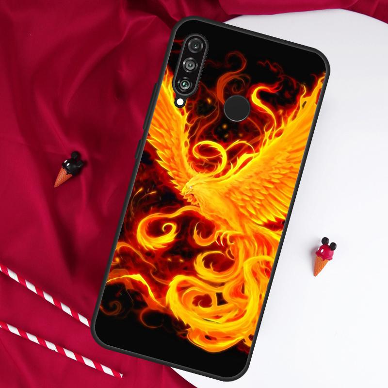 Phoenix Bird For Huawei Nova 12i 11i 8i 12s 9 10 SE Y90 Y60 Y70 Y72 Y61 Y91 P20 P30 P40 Lite P60 Pro Case