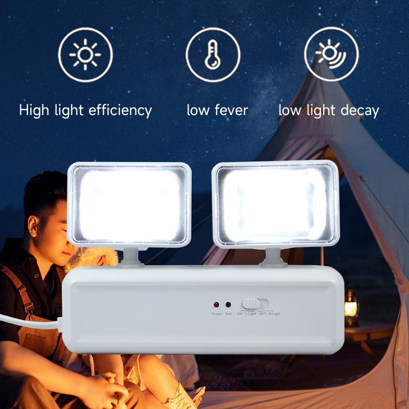 Hanging Wall Lamp Rotatable LED Wall-mounted Emergency Light Rechargeable Multifuctional Indoor Home Lamp for Power Outage