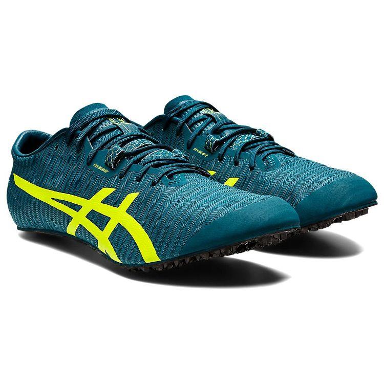 Asics Metasprint Velvet Pine Safety Yellow Unisex Sneakers 1093A153-300