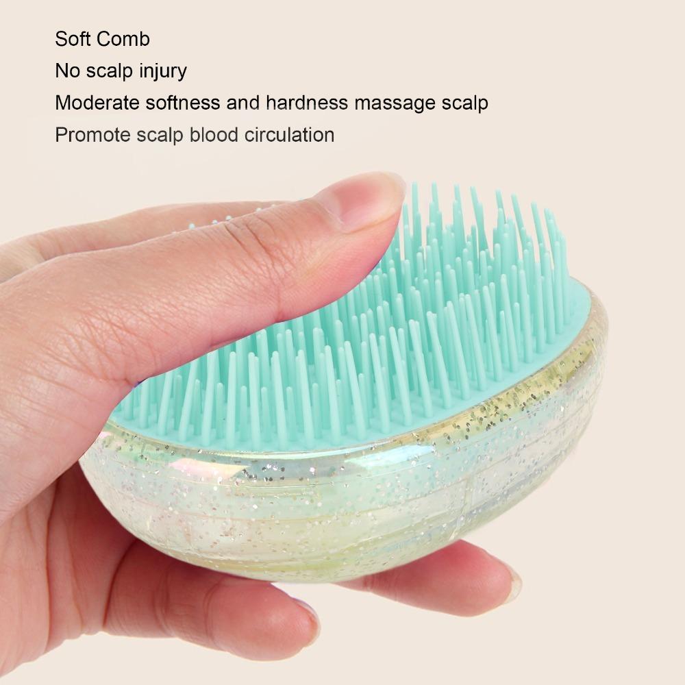 Portable Scalp Massage Brush Soft Detangling Hair Brush Massage Detangling Brush Salon Use
