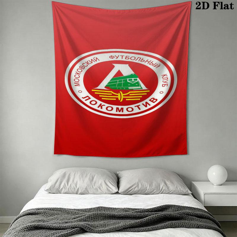Lokomotiv Moscow Pride Wall Hanging Printed Fabric Blanket Decorative Tapestries for Bedroom Living Room Home Decor