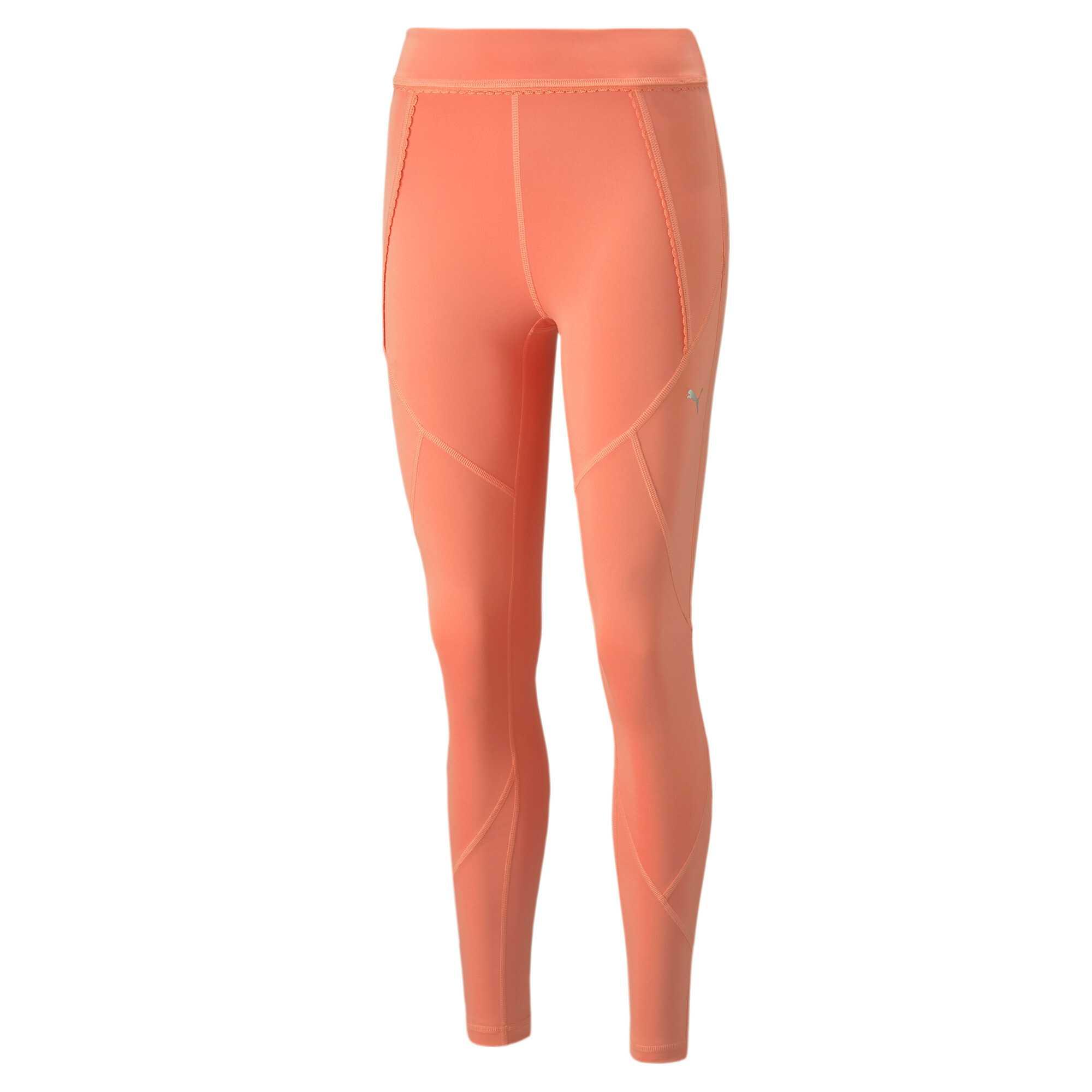 

PUMA Solid High-Waisted Moisture-Wicking Comfortable Sports Pants Women pants Pink 523063-03 M
