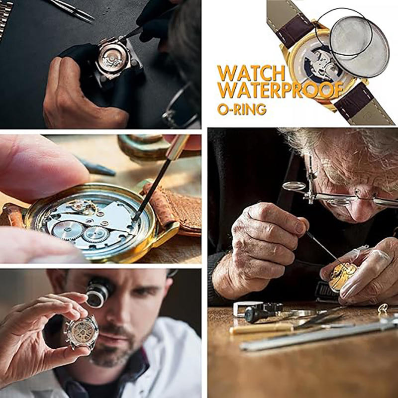 Waterproof Rubber Watch Back Cover O Ring Gasket Seal Replacement Repair Spare Part for Watchmaker  Elastic Silicone - Suitable for Home Travel Daily