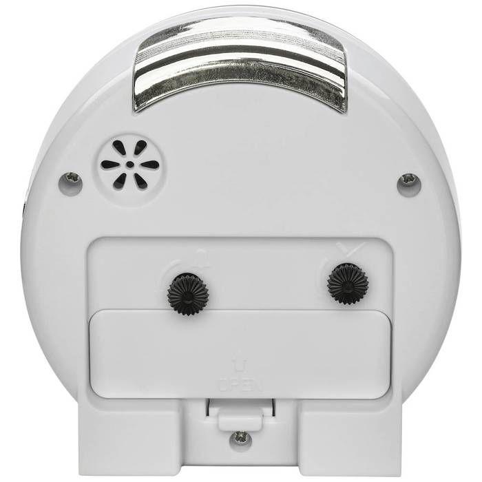 TFA Dostmann 60.1037.02 à quartz Réveil blanc Heures de réveil 1