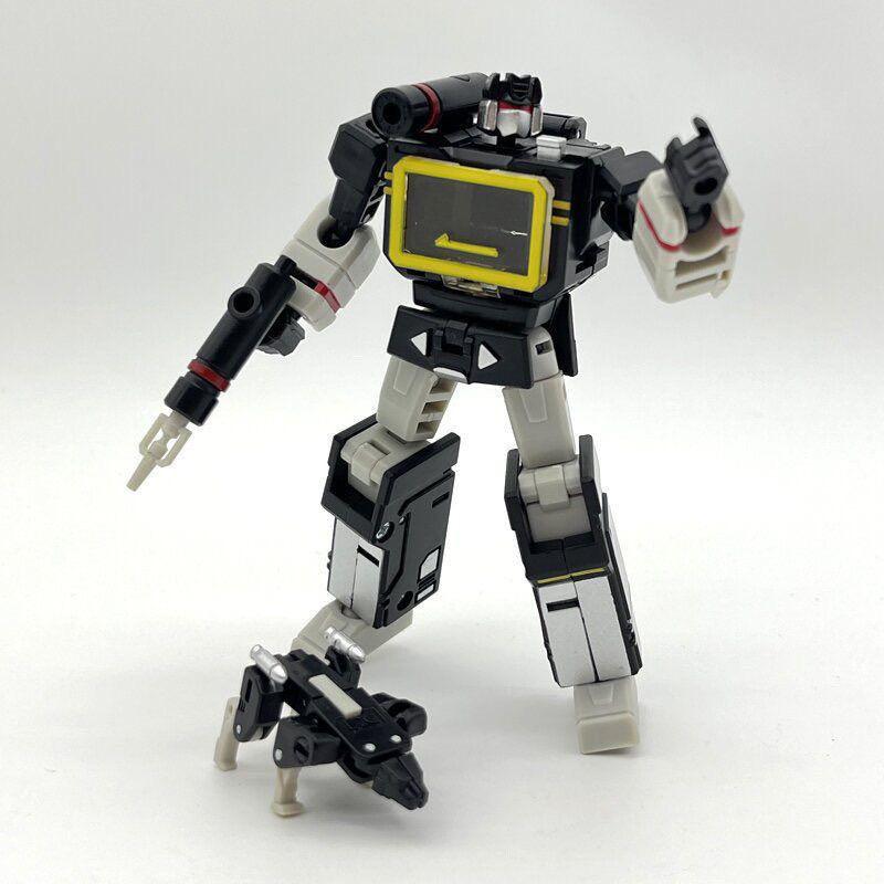 Black Soundwave Transformation Tape G1 Mini Pocket Action Figure Robot Toy Kids Gift